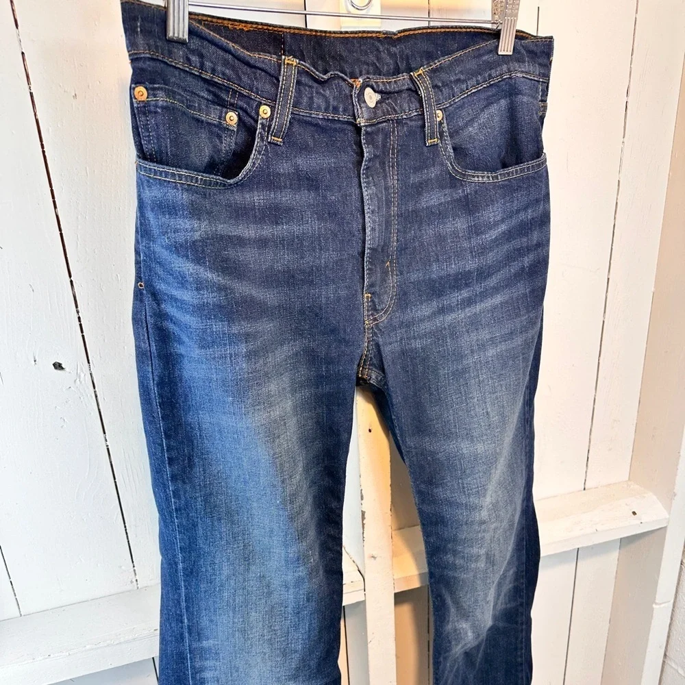Levi Strauss 527 Slim Bootcut Men’s Jeans Dark Wash W34 L30